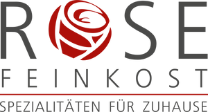 Logo Rose Feinkost. Spezialitäten für zuhause